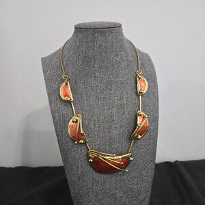 Creative Copper Artisan Brutalist Necklace